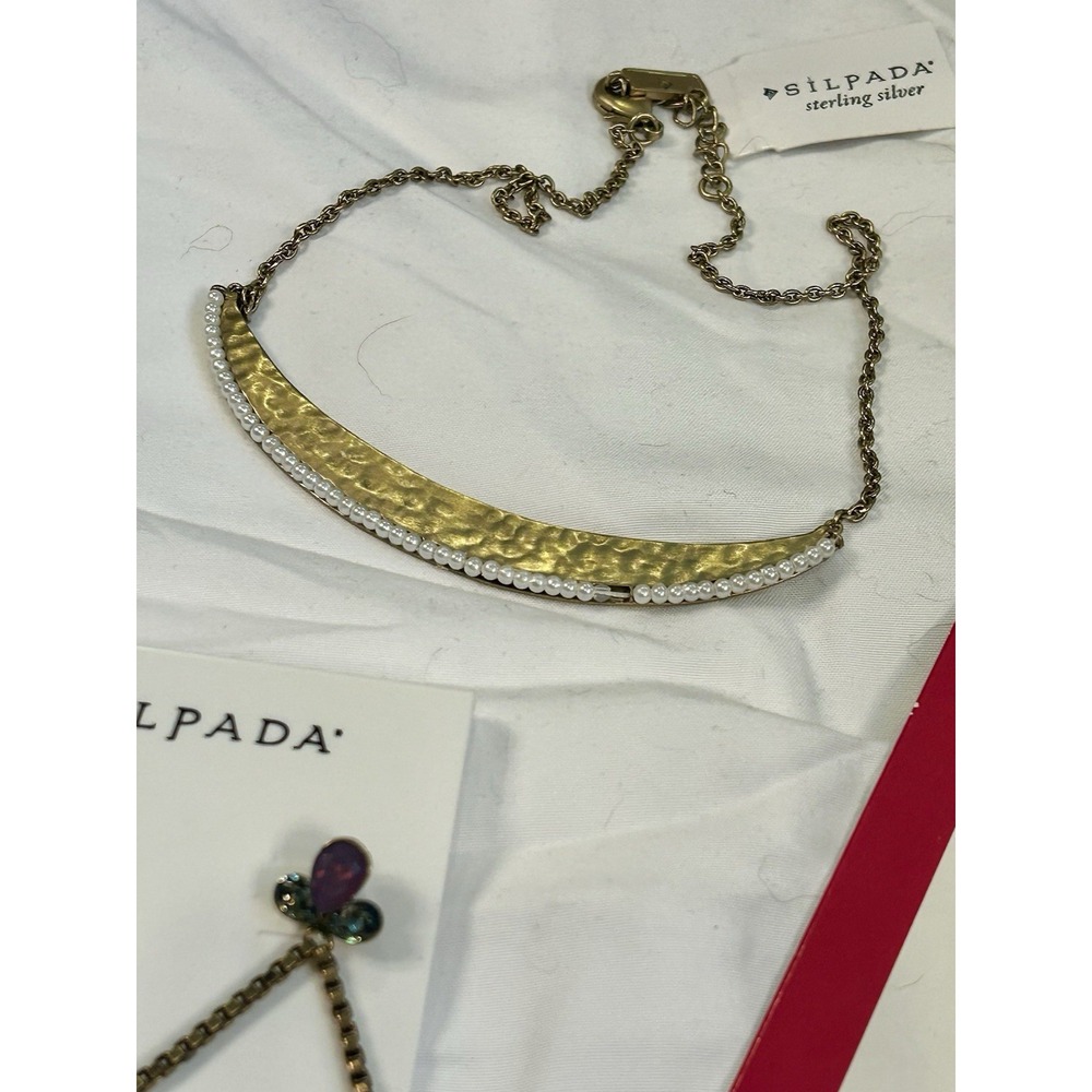 SILPADA KR Lot Retired 14 Pieces Rings Necklaces Earrings Jewelry Watch NOS $700 - Picture 9 of 16